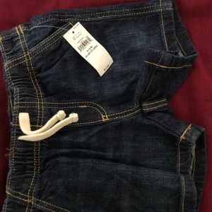 Denim baby shorts